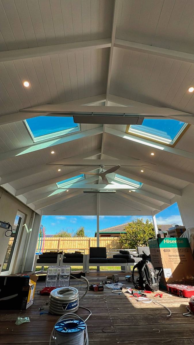 Alfresco skylights and outdoor lighting